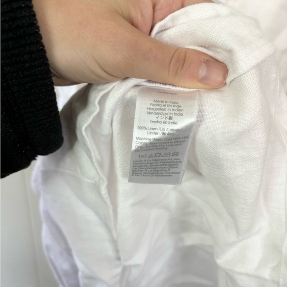 Madewell Square-Neck Mini Dress in 100% Linen size 6 new - Picture 8 of 9